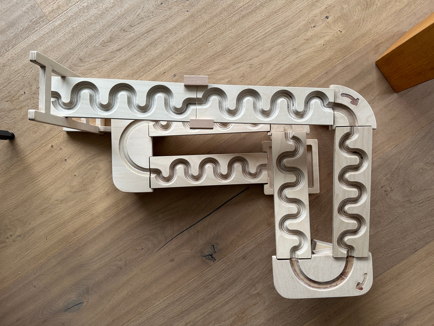 Kurven-Set groß - Erweiterung für Murmelbahn Basic Set
