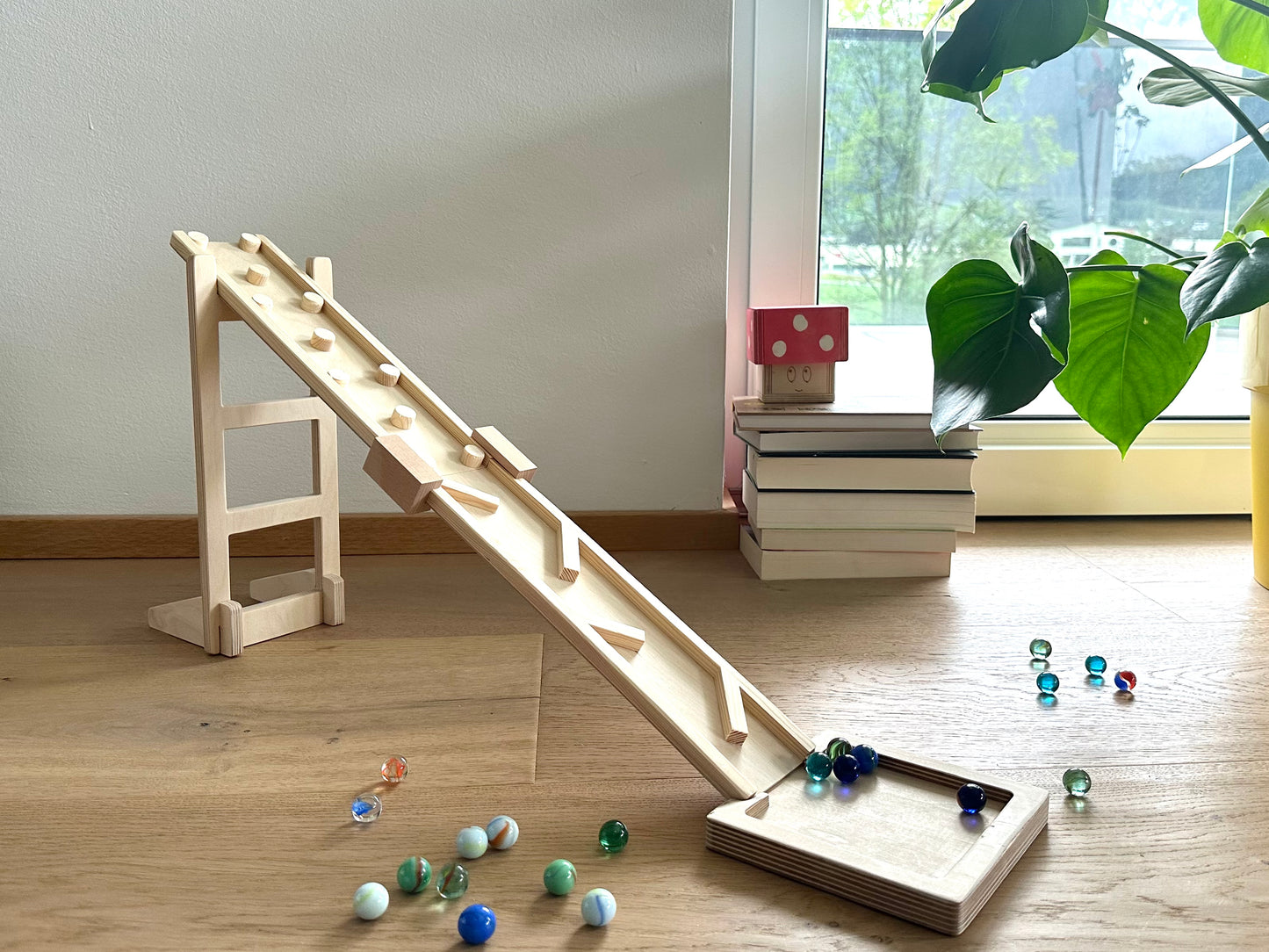 Hindernis- Murmelbahn-Set