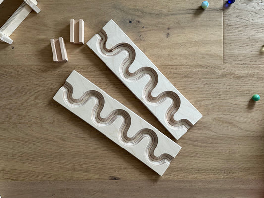 2 Murmelbahn Platten Set