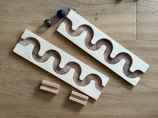 Murmelbahn Platten für große 25mm Kugeln