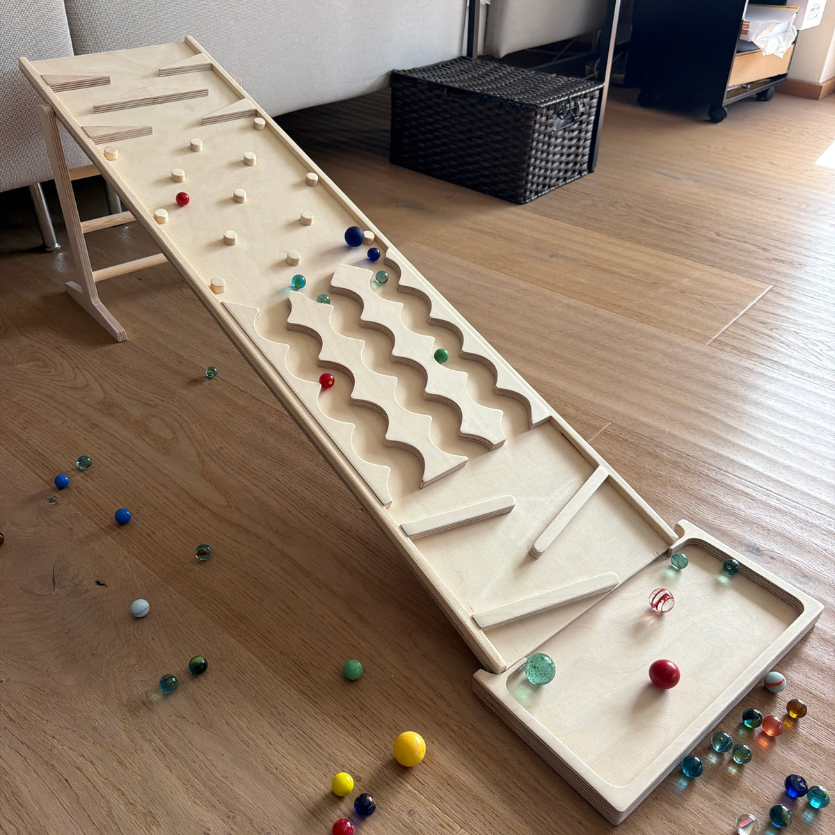 1-Meter Murmelbahn-System – für Kitas, Hotels & Spielräume
