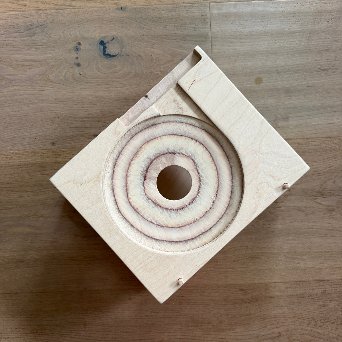 Kugelbahn mit Holzkästen – 5 cm Kugeln