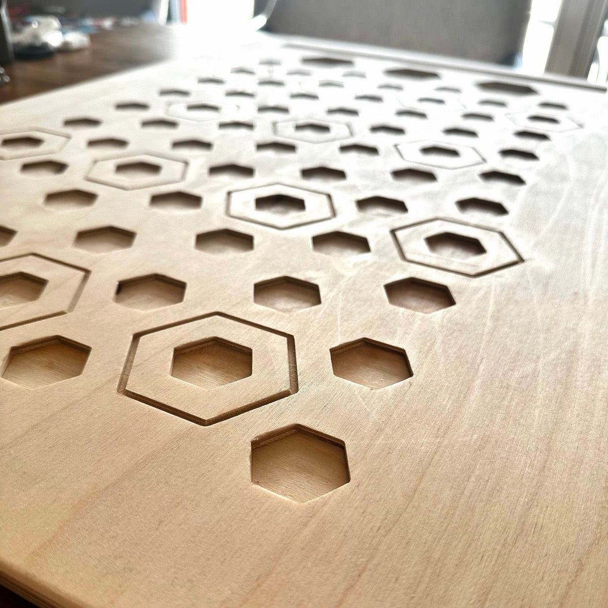 Bodenplatte aus Holz kompatibel mit Gravitrax Murmelbahn