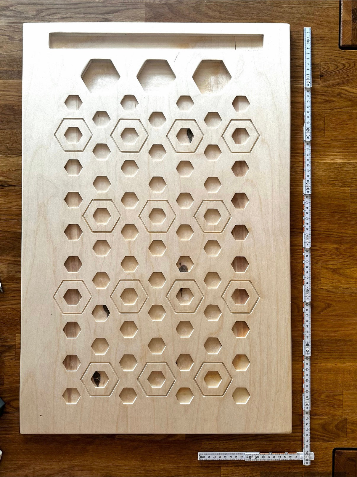 Bodenplatte aus Holz kompatibel mit Gravitrax Murmelbahn