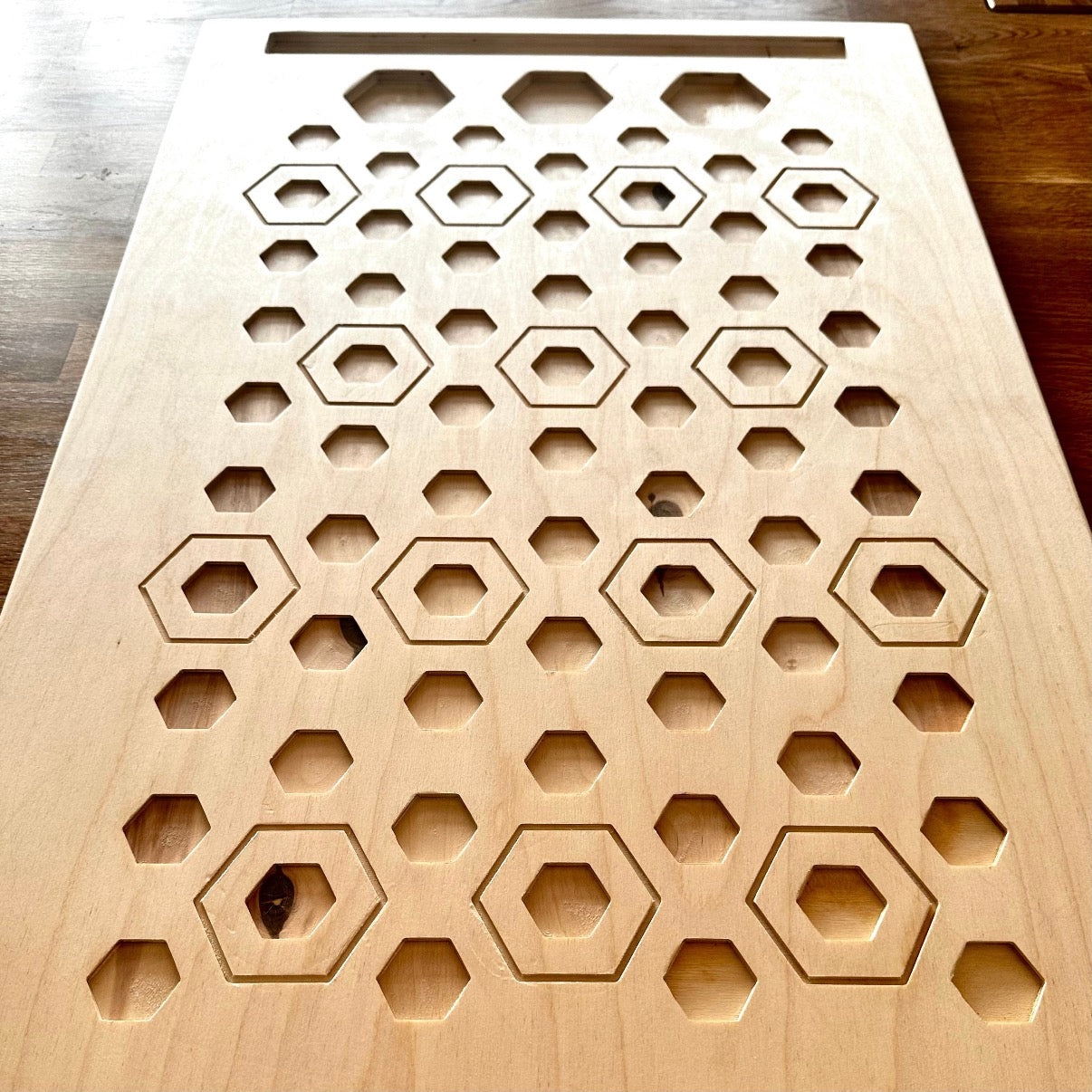 Bodenplatte aus Holz kompatibel mit Gravitrax Murmelbahn