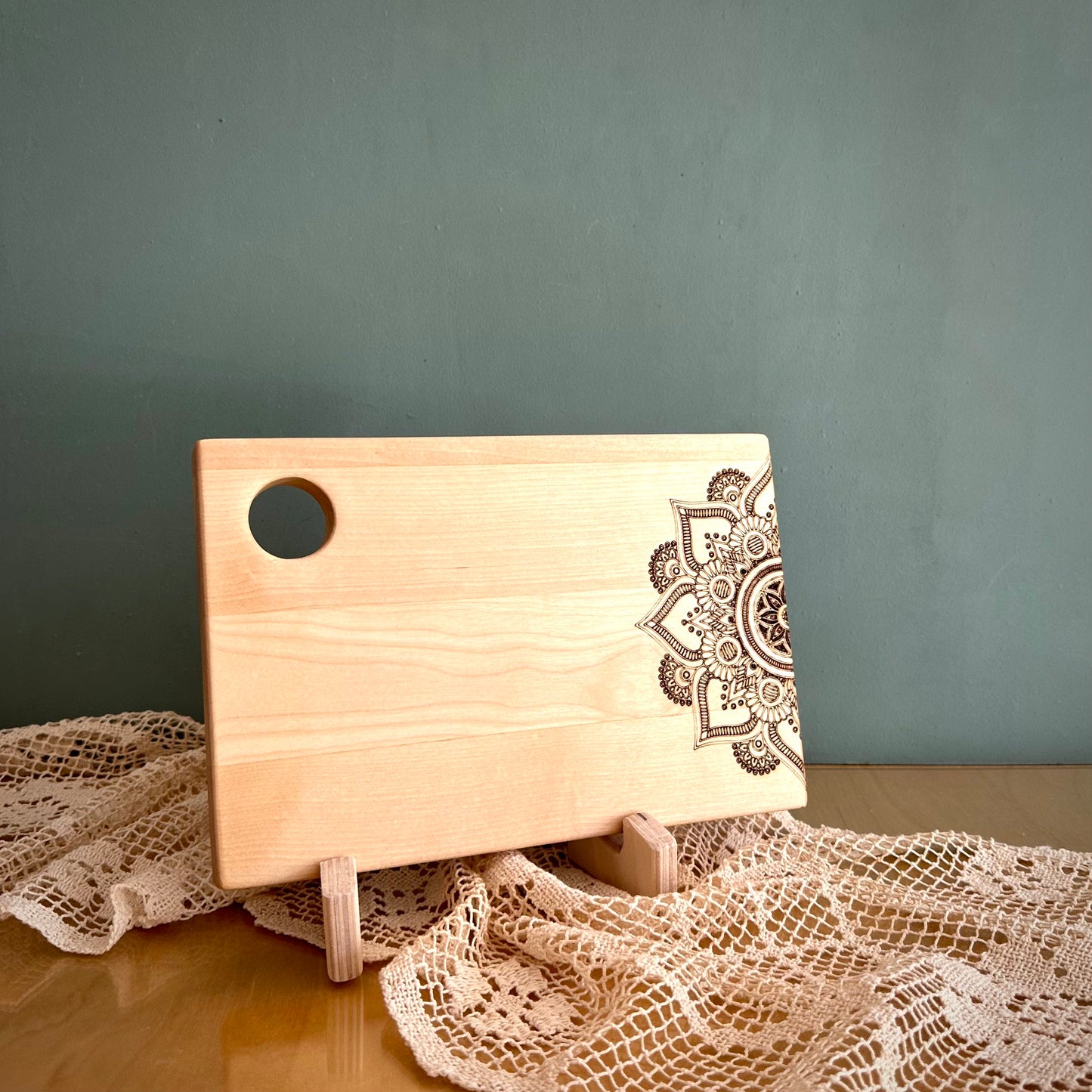 Mandala Frühstücksbrett