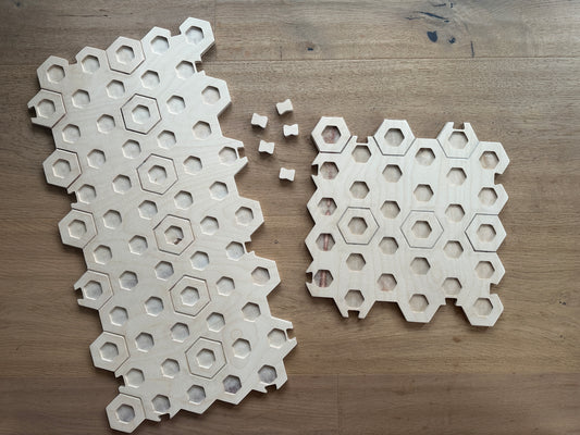 Bodenplatte aus Holz kompatibel mit Gravitrax Murmelbahn 1:1 Gravitrax maße