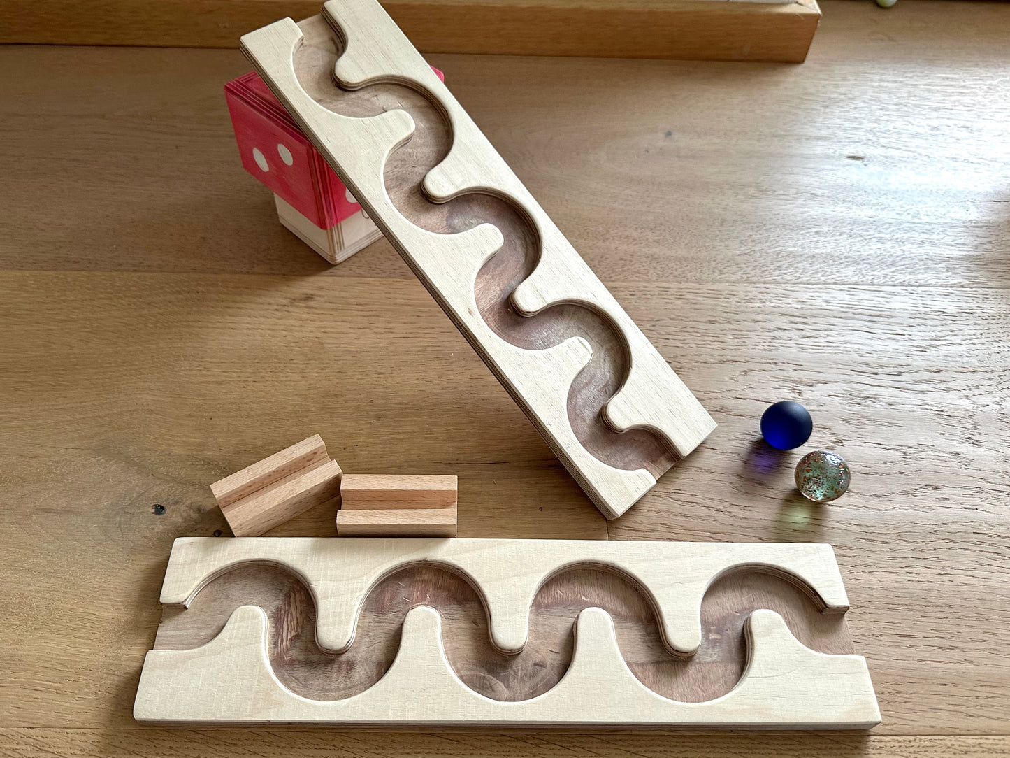 Murmelbahn Platten für große 25mm Kugeln